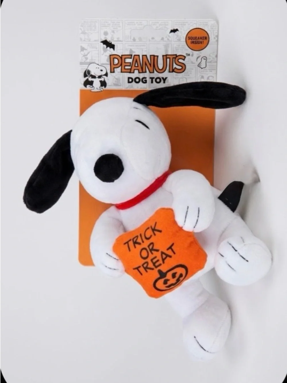 Peanuts Snoopy Trick or Treat Plush Dog Toy
